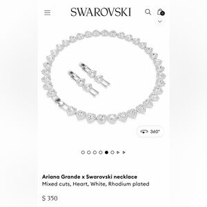 Ariana Grande x Swarovski necklace